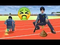 Kebelet Eek 💩💩 Polisi Taiga Kebelet Eek Malah Mencret 🤣🤣 Di Lapang Sekolah l Sakura School Simulator
