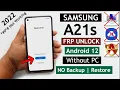 Samsung A21s Frp Bypass Android 12 Without New Method 2022