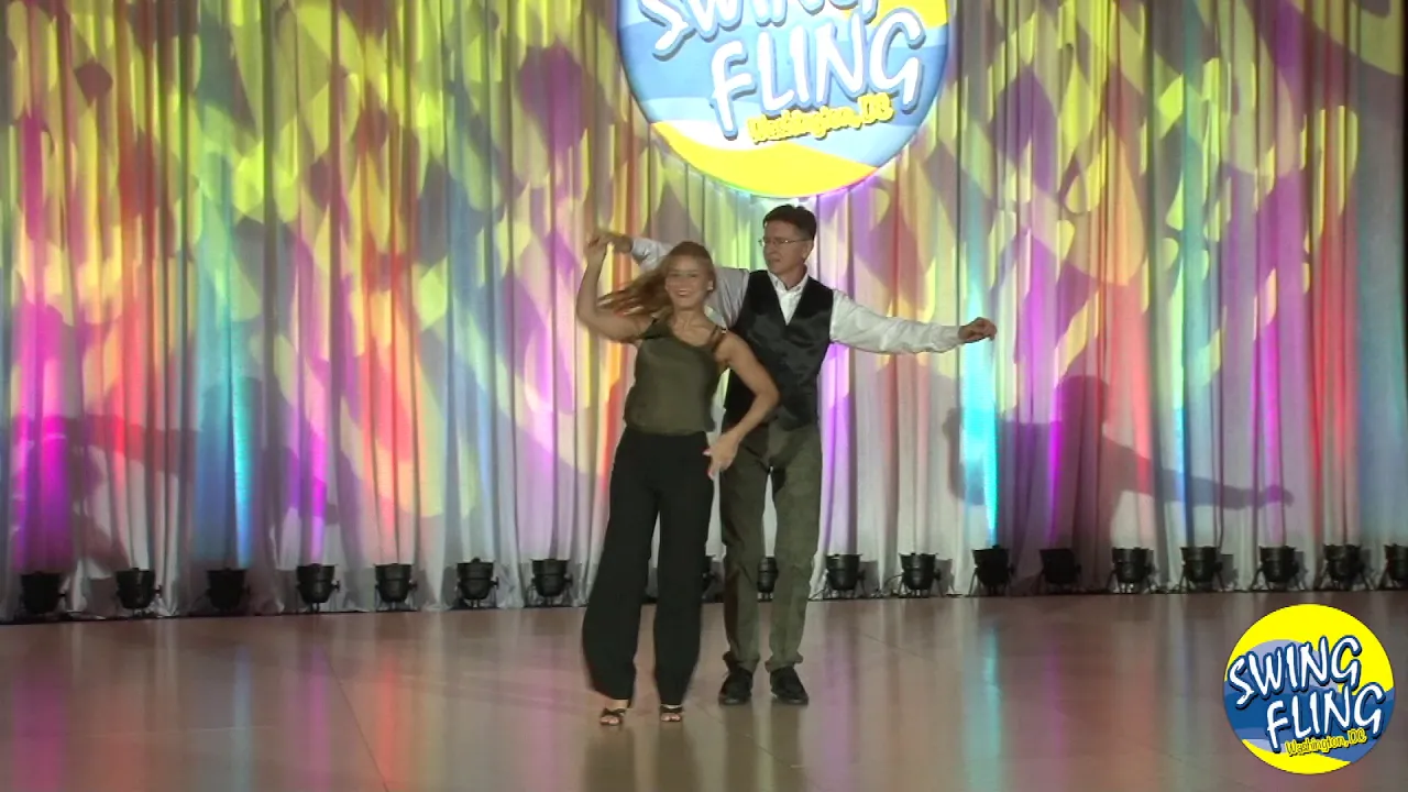 Swing Fling 2018 Pro Am Spotlight Leader Kyle King with Lemery Rollins