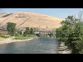The Clark Fork River and Mount Jumbo Missoula Montana on September 2 2017