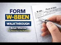 Form W-8BEN Walkthrough How to Avoid 30 U S Withholding Tax