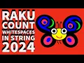 Raku Programming Tutorial Counting Whitespaces In A String 2024