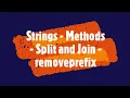 PYTHON - Strings
