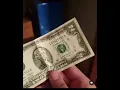 He gave me tha 2 dollar bill