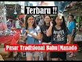 Kota Manado 2023, Pasar Tradiosional Bahu menyediakan ikan ikan segar juga kue kue khas Manado