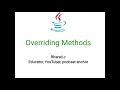 ch-20 Overriding Methods