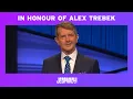 Ken Jennings Honors Alex Trebek In His First Episode as Guest Host JEOPARDY