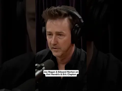 @joerogan and Edward Norton talk Eric's and @jimihendrix's influence on guitar and rock & roll.