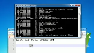 PostgreSQL - SQL Shell