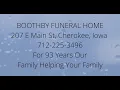 Services for Vernie Nicolaisen by The Boothby Funeral Home