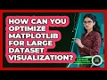 How Can You Optimize Matplotlib For Large Dataset Visualization - AI and Machine Learning Explained