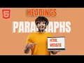 HTML Headings and Paragraphs Explained HTML Begginer Tutorial