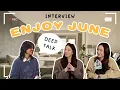 Lagu กว่าจะมีวันนี้ไม่ง่ายเลย! ดีพทอล์คกับ EnjoyJune จากซีรีส์ \