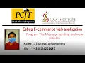 Web project Task 38 1st year Semester 01 Java Institute eShop application