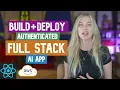 1hr to Build and DEPLOY an Authenticated AI APP React js AWS