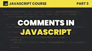 Comments JavaScript for Beginners