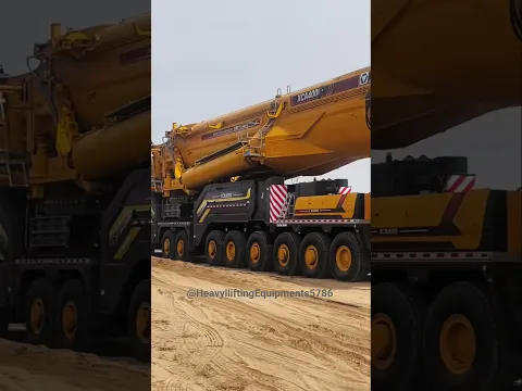 Xcmg Mobile Cranes |XCA4000 lifting failure part1 |heavy Equipments #shorts #viral