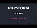 Docker run php apache image from the command line and mount local folder with volume