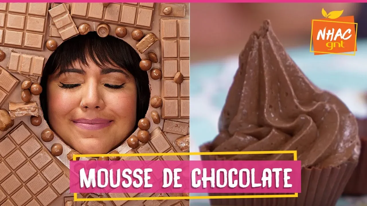 MOUSSE DE CHOCOLATE CREMOSO RAÍZA COSTA RAINHA DA COCADA