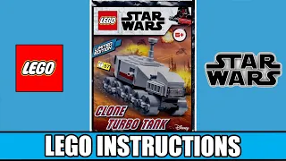 LEGO Instructions | Star Wars | 912176 | Clone Turbo Tank (LEGO Magazine)