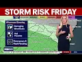 Clima en DC Viernes calido y humedo con probabilidad de tormentas aisladas