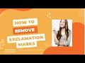 Let s Remove Exclamation Marks from a String Learn to Code in Javascript and Python Solve Problems