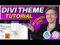 Divi Theme Tutorial for Beginners 15 Minutes Divi Crash Course