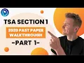 Download Lagu TSA Section 1 2020 - Live Walkthrough Part 1 | Oxford