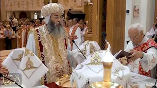 جزء من القداس الغريغورى   لنيافة الأنبا أنطونيوس   مطران الكرسي الاورشليمي   دندنها