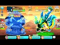 Dragon City High Stained Naiad Dragon NEW League Battle 400 MAX LEVEL