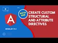 Angular V14 Directives Create Custom Attribute Structural Directives with passing data - Angular