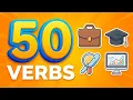 Can You Unscramble 50 Work and Study Verbs A2-B1 English Word Puzzle