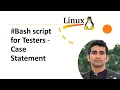 Bash script for QA Testers Case Statement