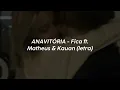 ANAVITÓRIA - Fica ft. Matheus & Kauan (letra)
