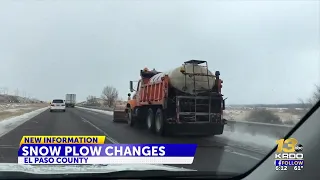 El Paso County changes snow plow policies adds interactive map