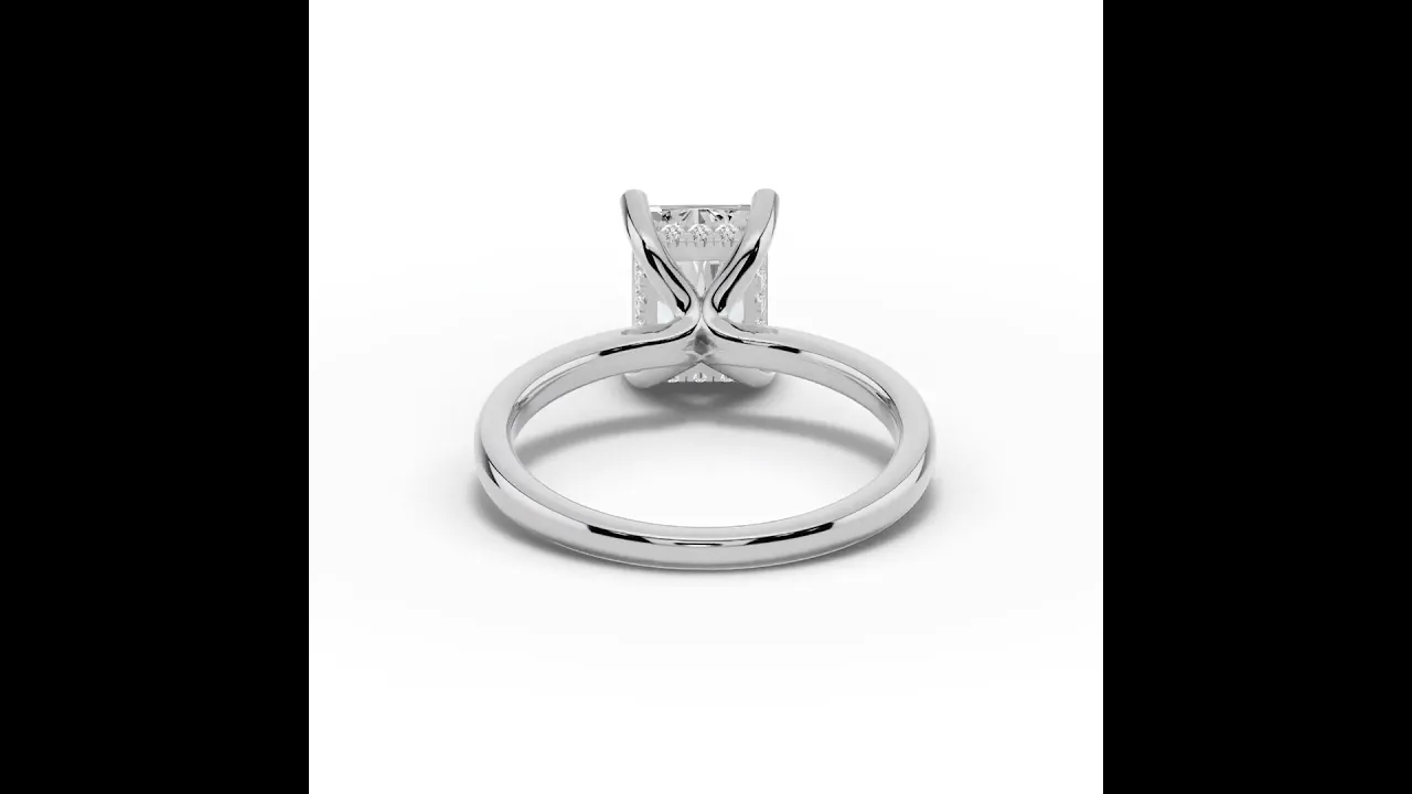 Radiant Lustre Hidden Halo Solitaire