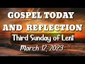 John 4 5-42 l Gospel Today and Reflection l March 12 2023