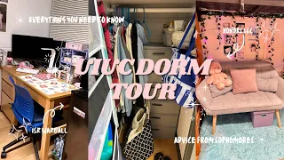 UIUC DORM TOUR isr wardall guide to dorm living for new students