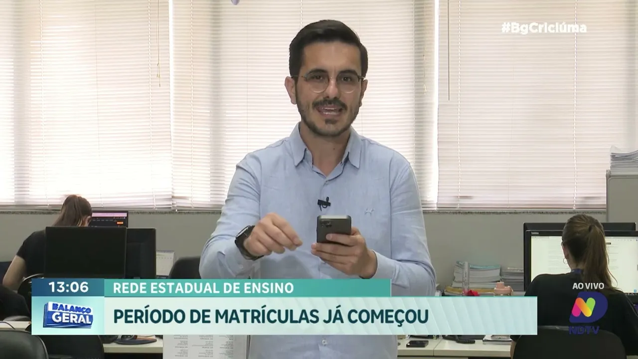 Período de matrículas na rede estadual de ensino já está em andamento
