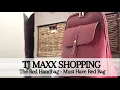 My Red Handbag RED Miztique Affordable Backpack What s in my bag