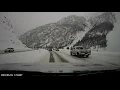 Front Dash Cam of I-70 Avalanche