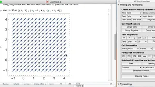 Plot a vector field along the line in Mathematica