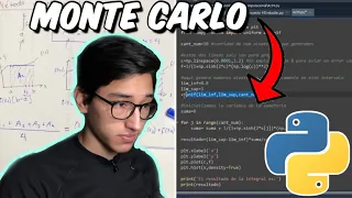 INTEGRANDO CON MONTE CARLO TUTORIAL PYTHON