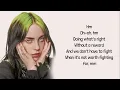 Billie Eilish - THE GREATEST lyrics