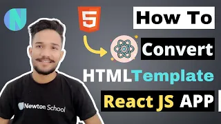 How to Convert Html Template to React JS App Convert Html Website Into ReactJS App