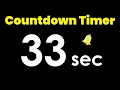 33 second Countdown Timer with Alarm