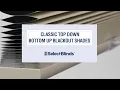 Classic Top Down Bottom Up Blackout Shades from SelectBlinds com