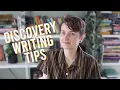 Writing Tips for Discovery Writers Organization story movement etc