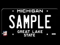 Michigan bringing back two throwback license plate designs