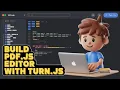 Build a PDF js PDF Editor With Flip Book Effect Using Turn js With Advanced Controls in Browser